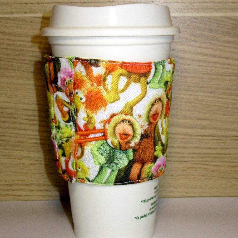 Fraggle Rock Coffee Cozy Sleeve Jim Henson Muppets